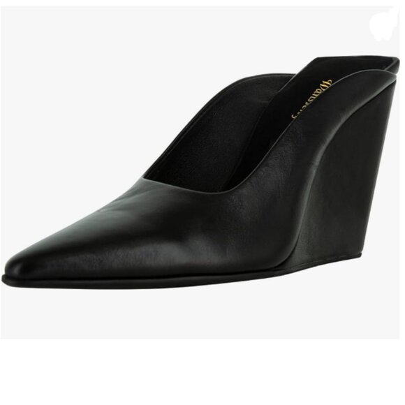 Wansseny Shoes - Elegant Black Wedge Sandals